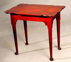 Image of Queen Anne end table.